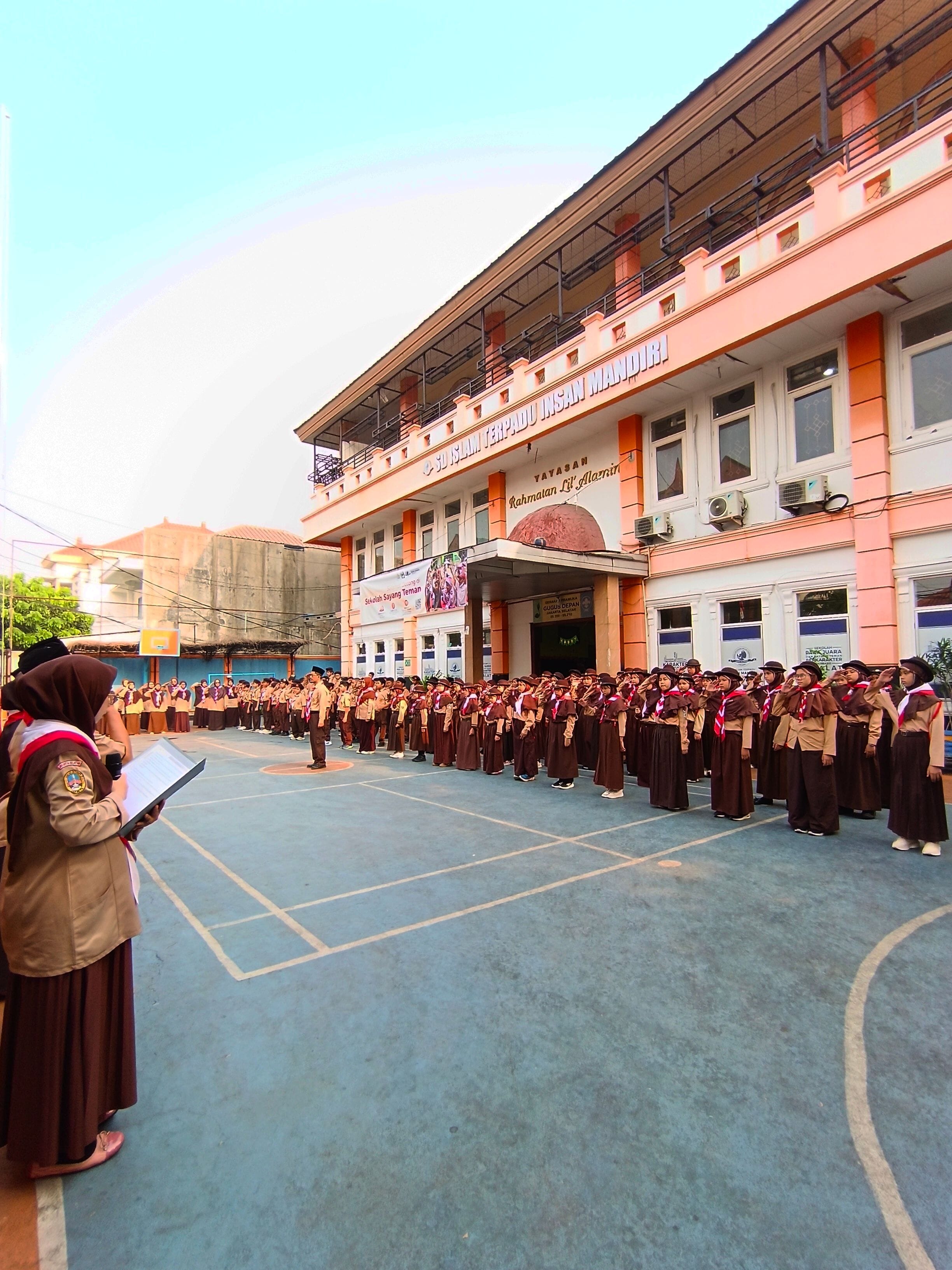 Hari Pramuka ke 65 di Yayasan Insan Mandiri Mulia